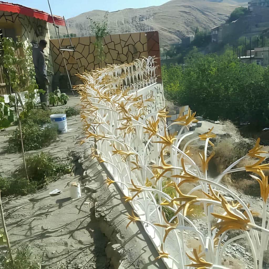 نصب حفاظ شاخ گوزنی رنگ الکترواستاتیک در ساری