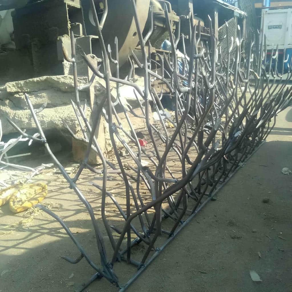 نصب حفاظ شاخ گوزنی رنگ الکترواستاتیک در محمودآباد