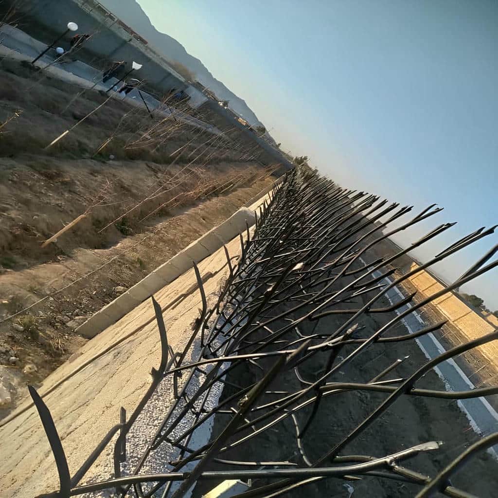 نصب حفاظ شاخ گوزنی رنگ الکترواستاتیک در مشهد