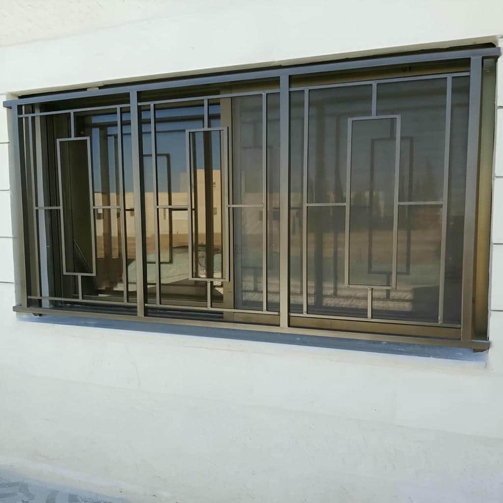 کارخانه حفاظ پنجره فلزی رنگ کوره ای در گنبدکاووس