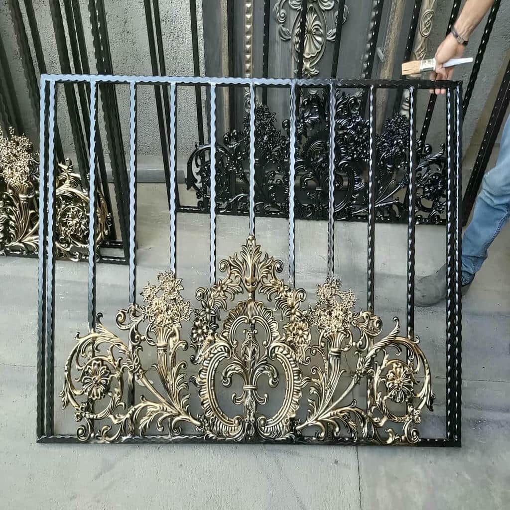 کارخانه حفاظ پنجره فلزی رنگ کوره ای در اندیشه