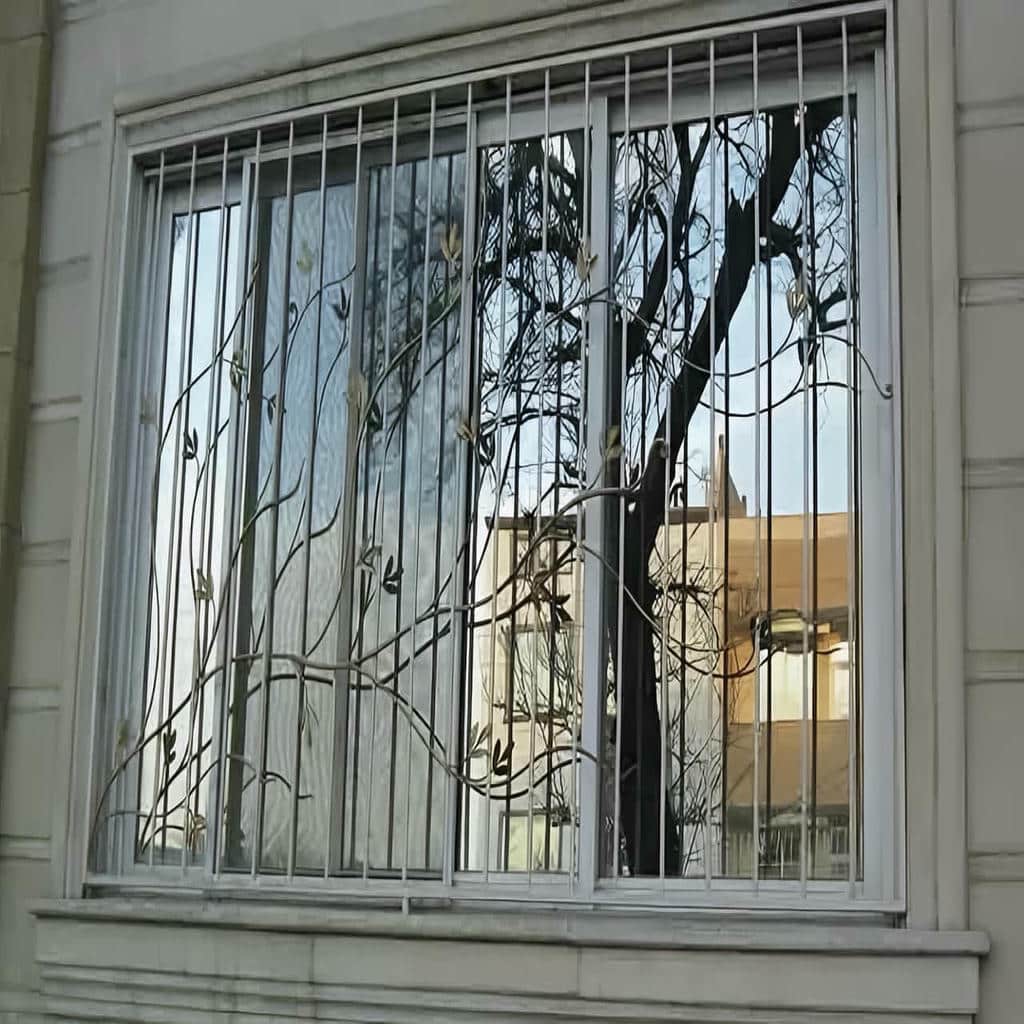 خرید حفاظ پنجره فلزی مینیمال ساده در بابل