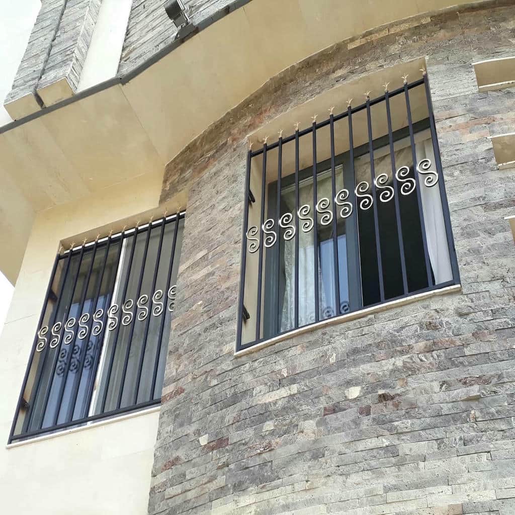خرید حفاظ پنجره فلزی مینیمال ساده در نسیم شهر