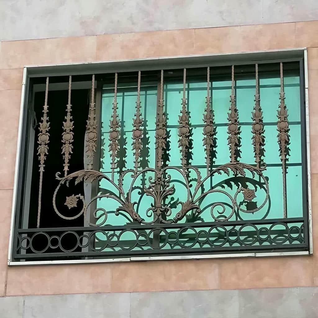 خرید حفاظ پنجره فلزی مینیمال ساده در قزوین