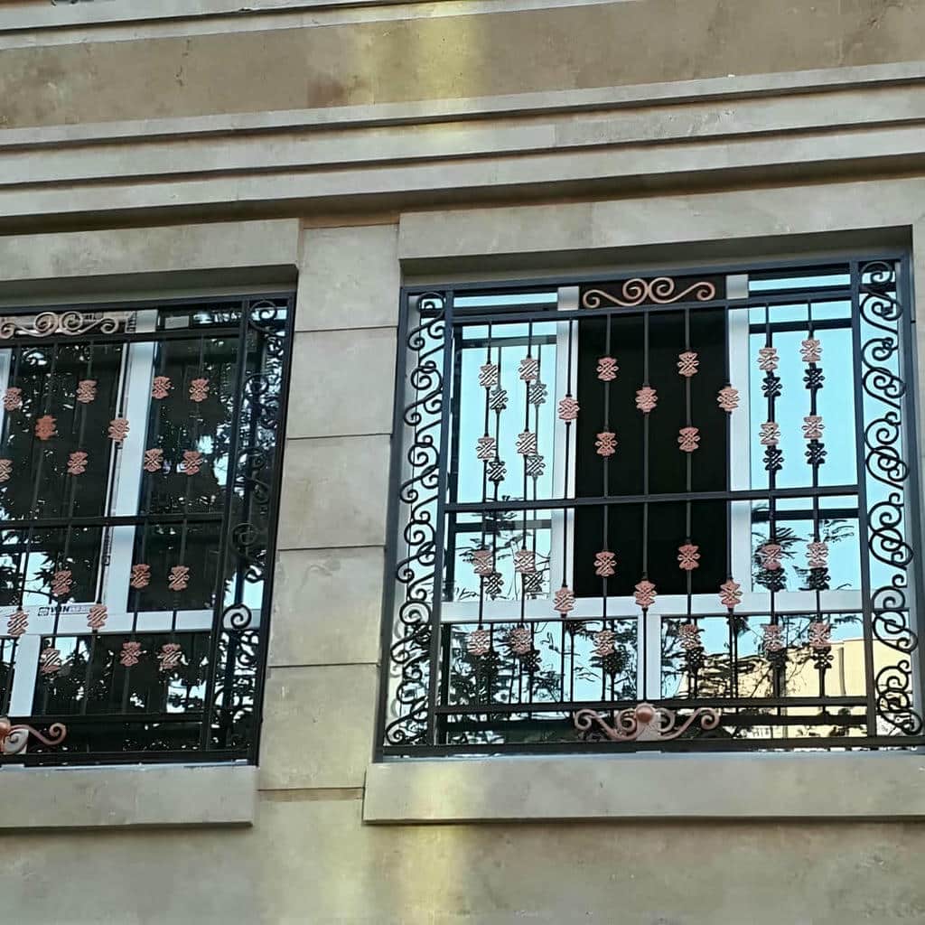 قیمت حفاظ پنجره فلزی فرفورژه مدرن در چالوس