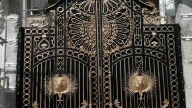 درب حیاط آهنی در بجنورد