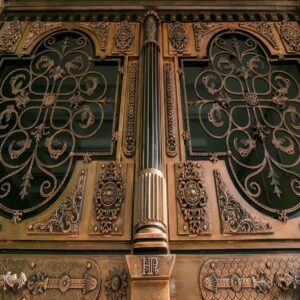درب حیاط آهنی در کیش