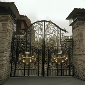 درب حیاط آهنی در استان گلستان