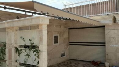 سایبان برقی در فشم