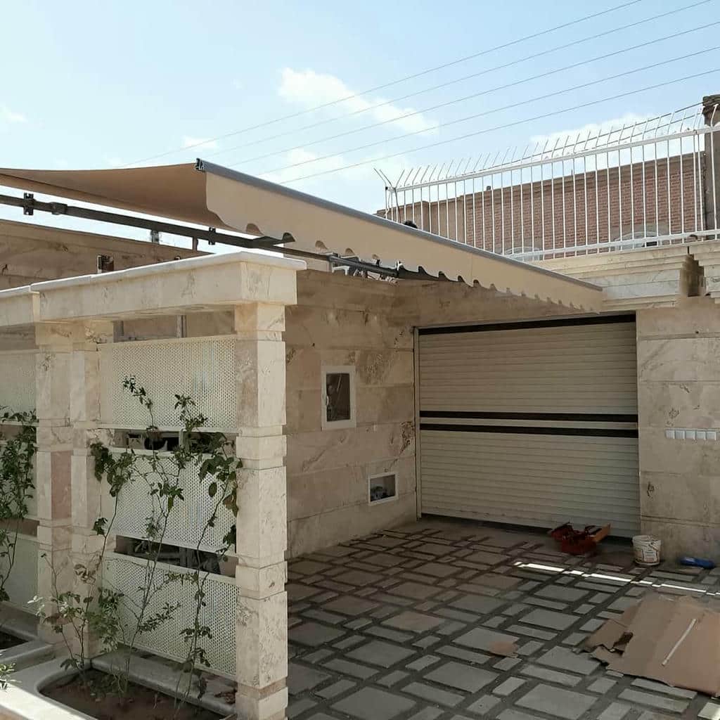سایبان برقی در فشم
