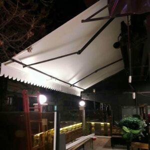 سایبان برقی در بومهن
