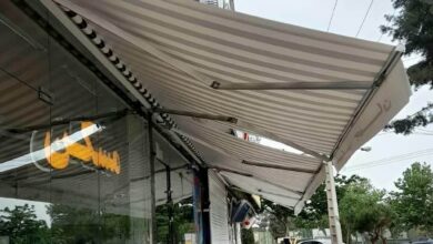 سایبان برقی در قائمشهر