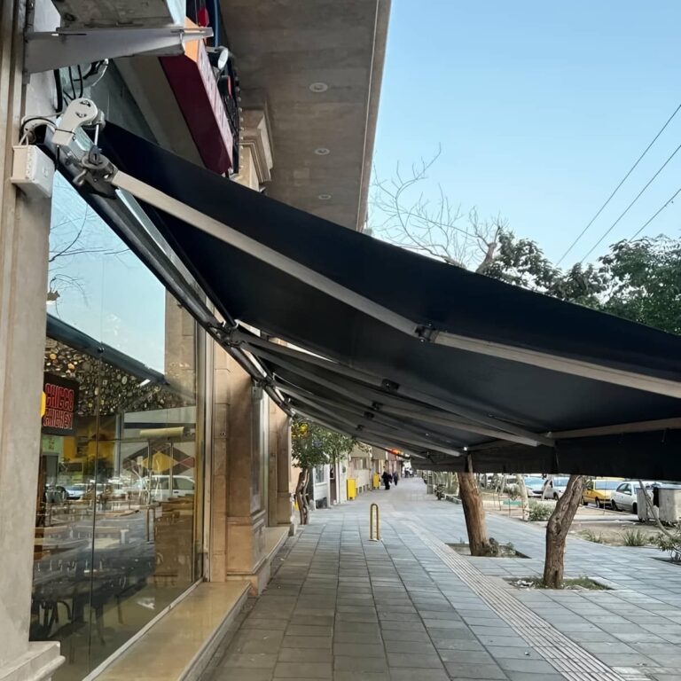 سایبان برقی فول باکس مناسب فضاهای تجاری