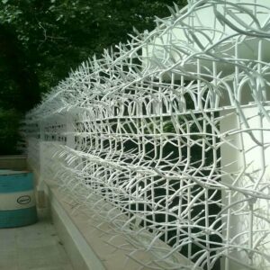 حفاظ شاخ گوزنی خاردار برای افزایش امنیت دیوار