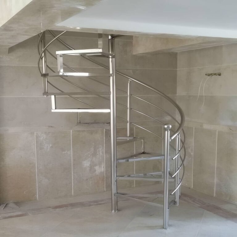 نرده استیل طلایی لوکس