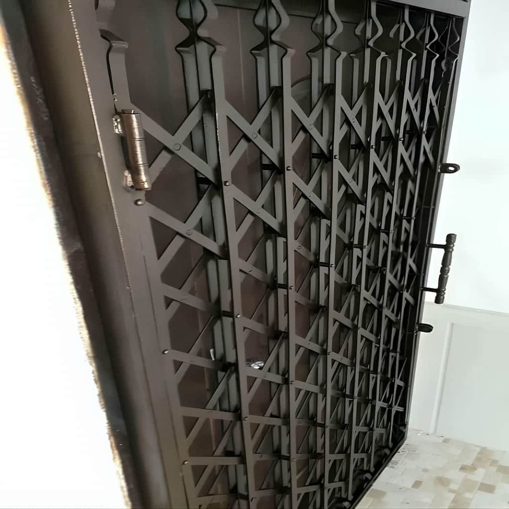 فروش حفاظ آکاردئونی دو جداره ورودی مناسب فضای پرتردد