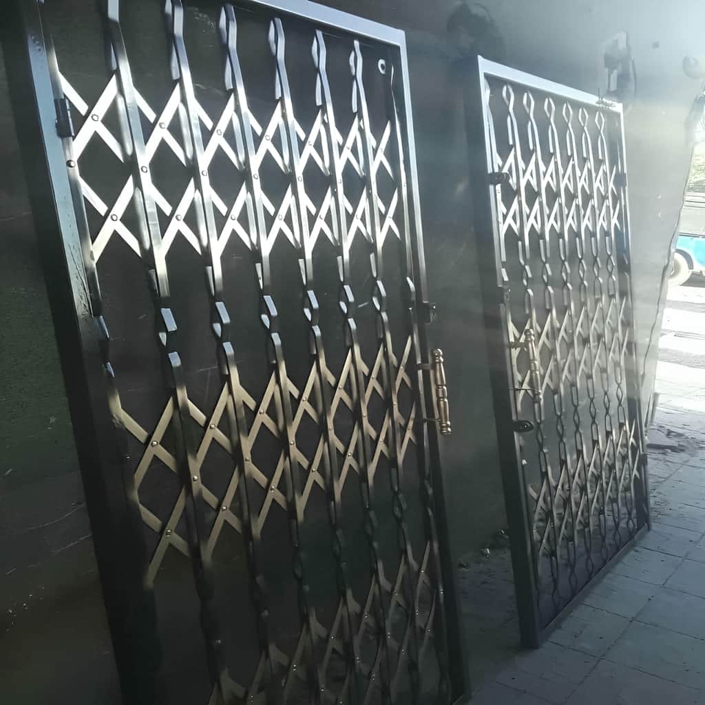 خرید حفاظ آکاردئونی لوزی تسمه پهن با پروفیل مقاوم
