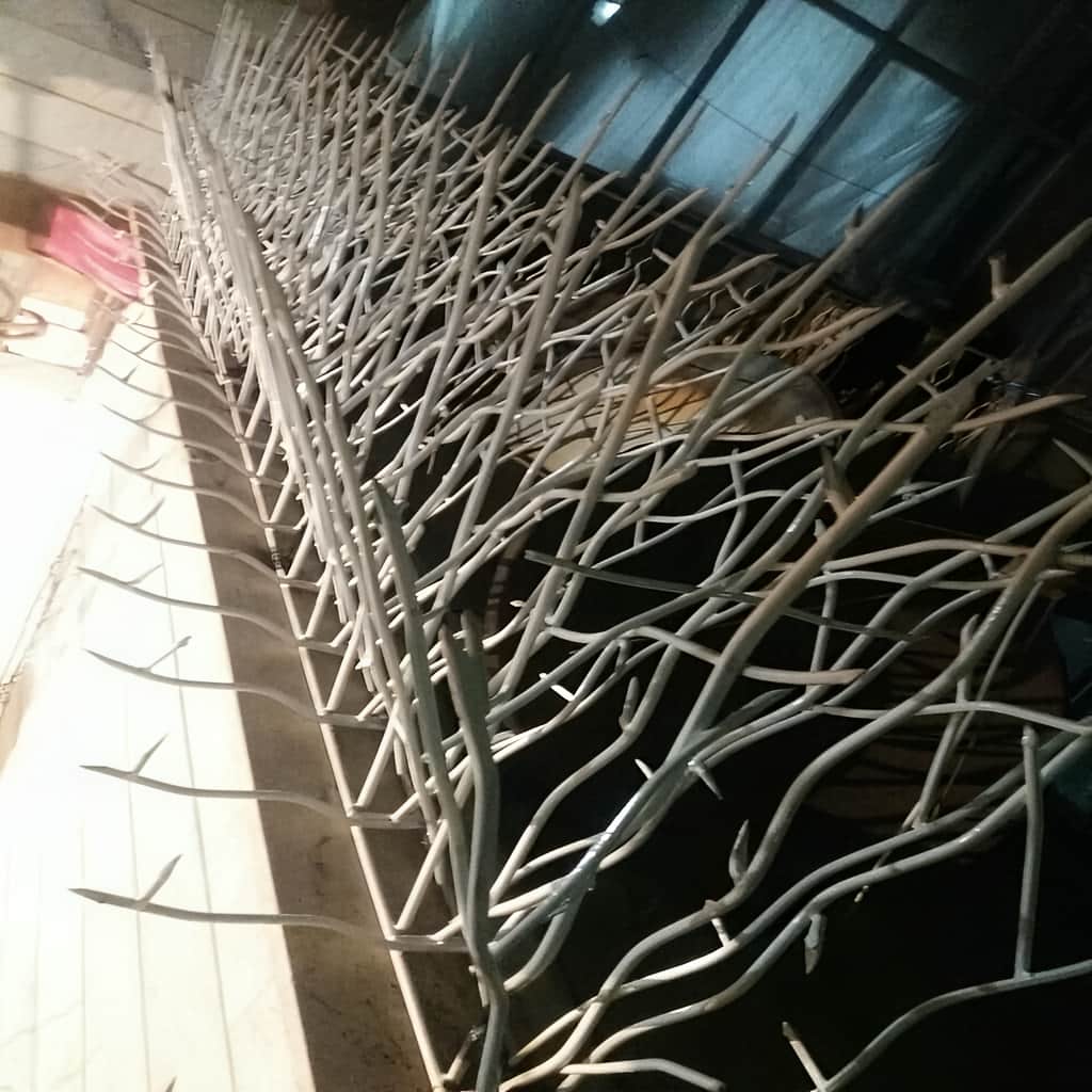 ساخت حفاظ بوته ای دیوار پرتراکم با میلگرد مقاوم