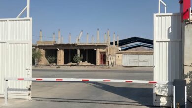 راهبند پارکینگ بازویی با بدنه فلزی مقاوم برای ورودی مجتمع