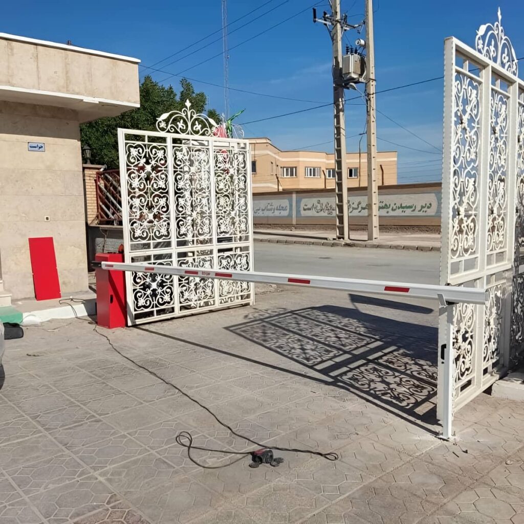 راهبند تلسکوپی مناسب مسیر باریک با رنگ بازوی قابل تشخیص