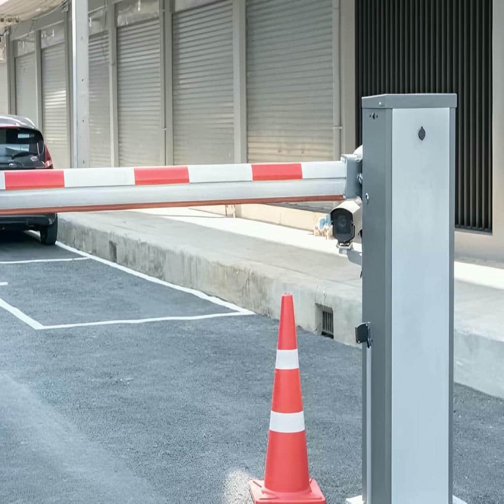 راهبند بازویی LED دار پارکینگ با گیربکس روان و کم لرزش
