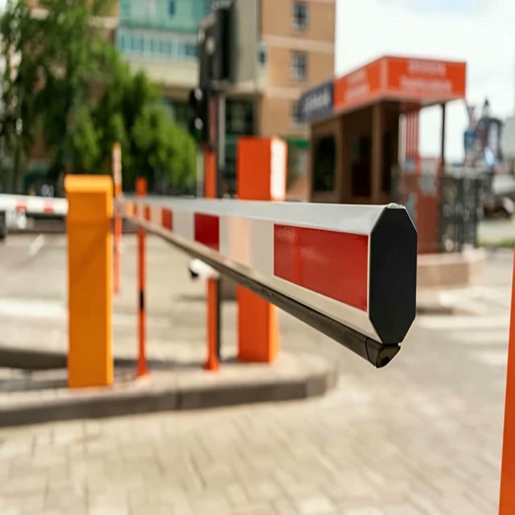 راهبند پرتردد شهرک صنعتی با بدنه فلزی ضد گردوغبار