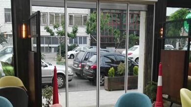 درب اتوماتیک شیشه ای بیمارستانی سنسور حرکت با شیشه سکوریت شفاف