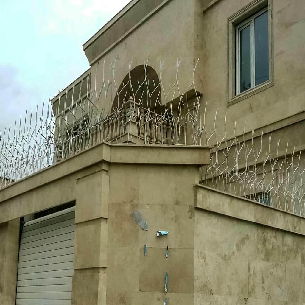 قیمت حفاظ شاخ گوزنی دیوار باغ ویلا بر اساس مدل و متریال