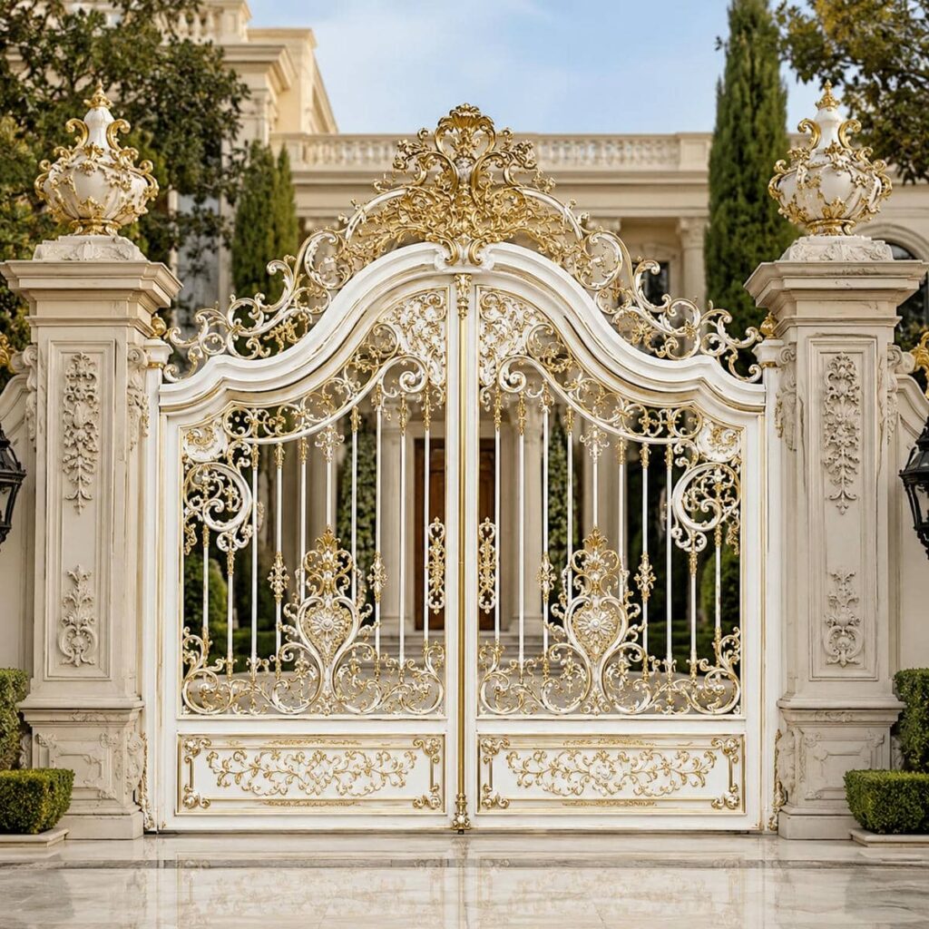 خرید درب حیاط ورودی محوطه برای ورودی خودرو