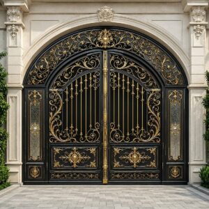 12 مدل درب حیاط CNC پنل مشبک