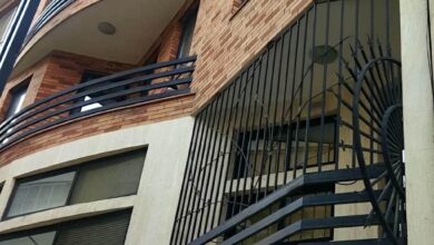 14 مدل حفاظ پنجره مشکی طلایی نما
