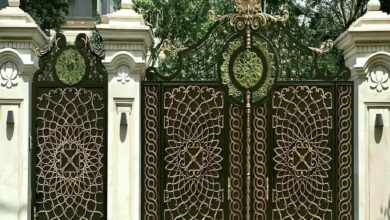 10 مدل درب حیاط پانل دار