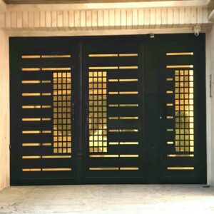 6 مدل درب ویلایی نفررو کنار پارکینگ