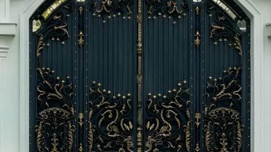 11 مدل درب ویلایی فلزی ورودی باغ