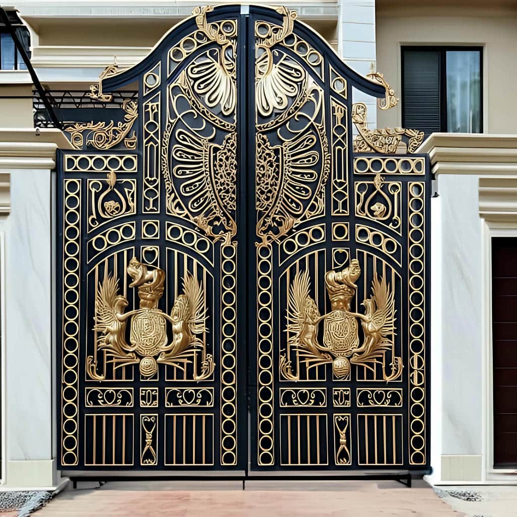 12 مدل درب ویلایی CNC پنل مشبک