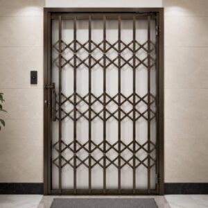 10 مدل درب ریلی آکاردئونی کم جا