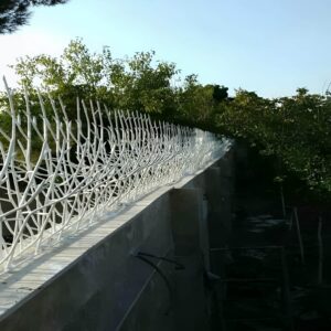 6 طرح حفاظ دیوار کوتاه حیاط