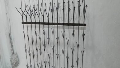 14 طرح حفاظ دیوار مدرن خطی