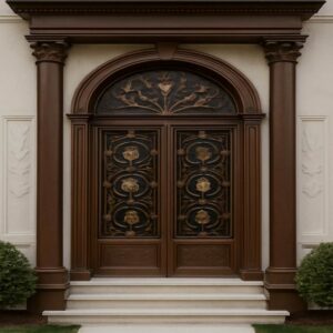 7 مدل درب پارکینگ دو لنگه عریض
