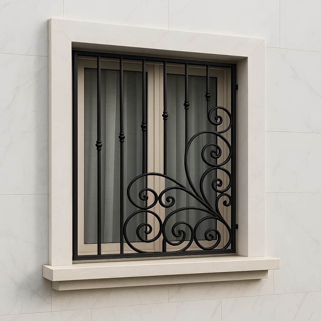 حفاظ پنجره ثابت با طراحی هماهنگ نما