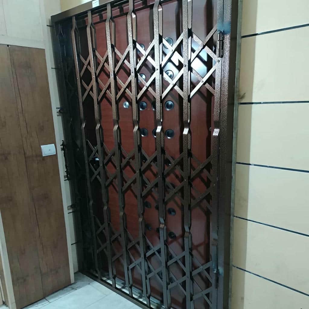 حفاظ ضربدری آکاردئونی تسمه فلزی مقاوم