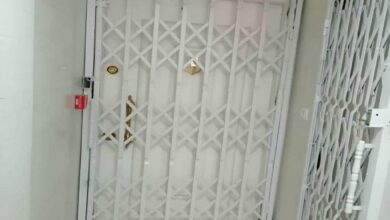حفاظ درب ورودی فلزی سفارشی