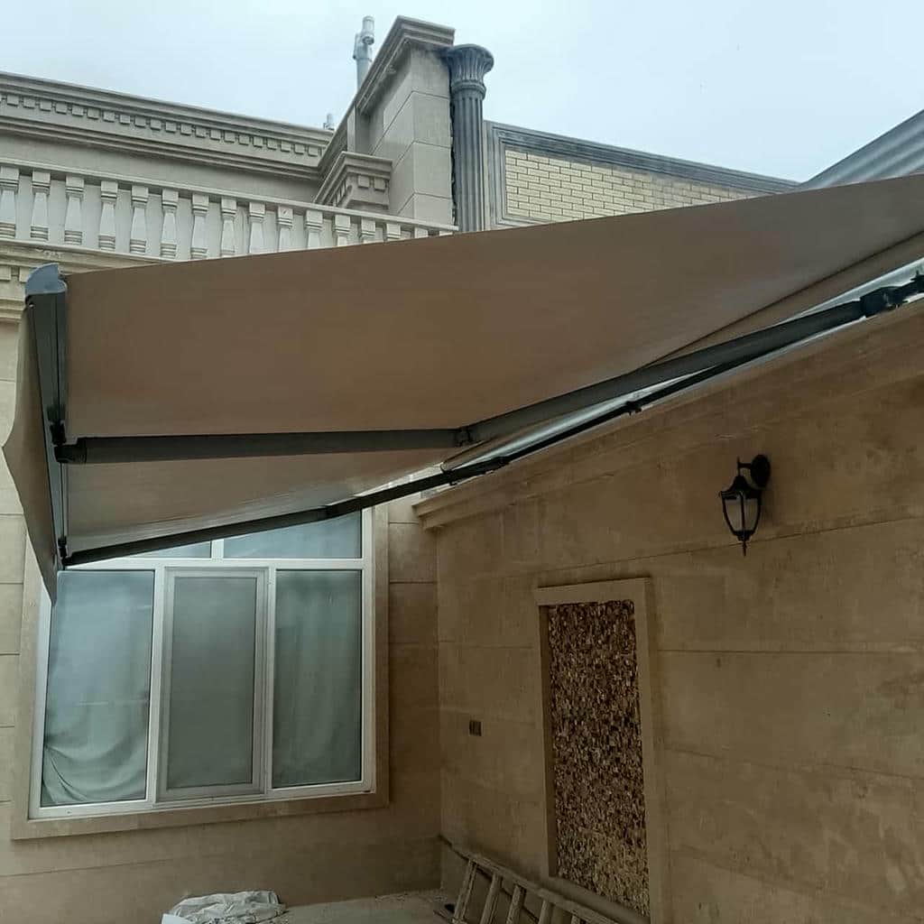 سایبان دوطرفه مدل بازویی