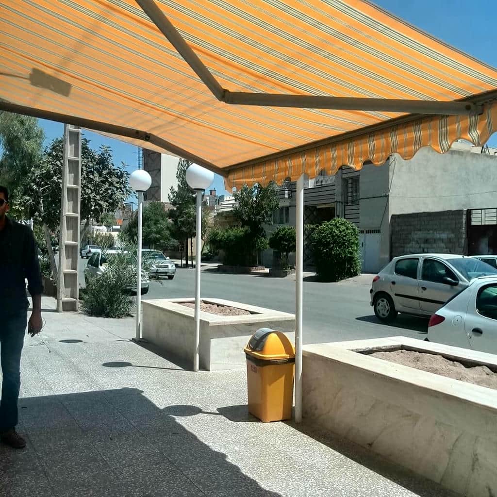 سایبان دوطرفه ساختار متحرک