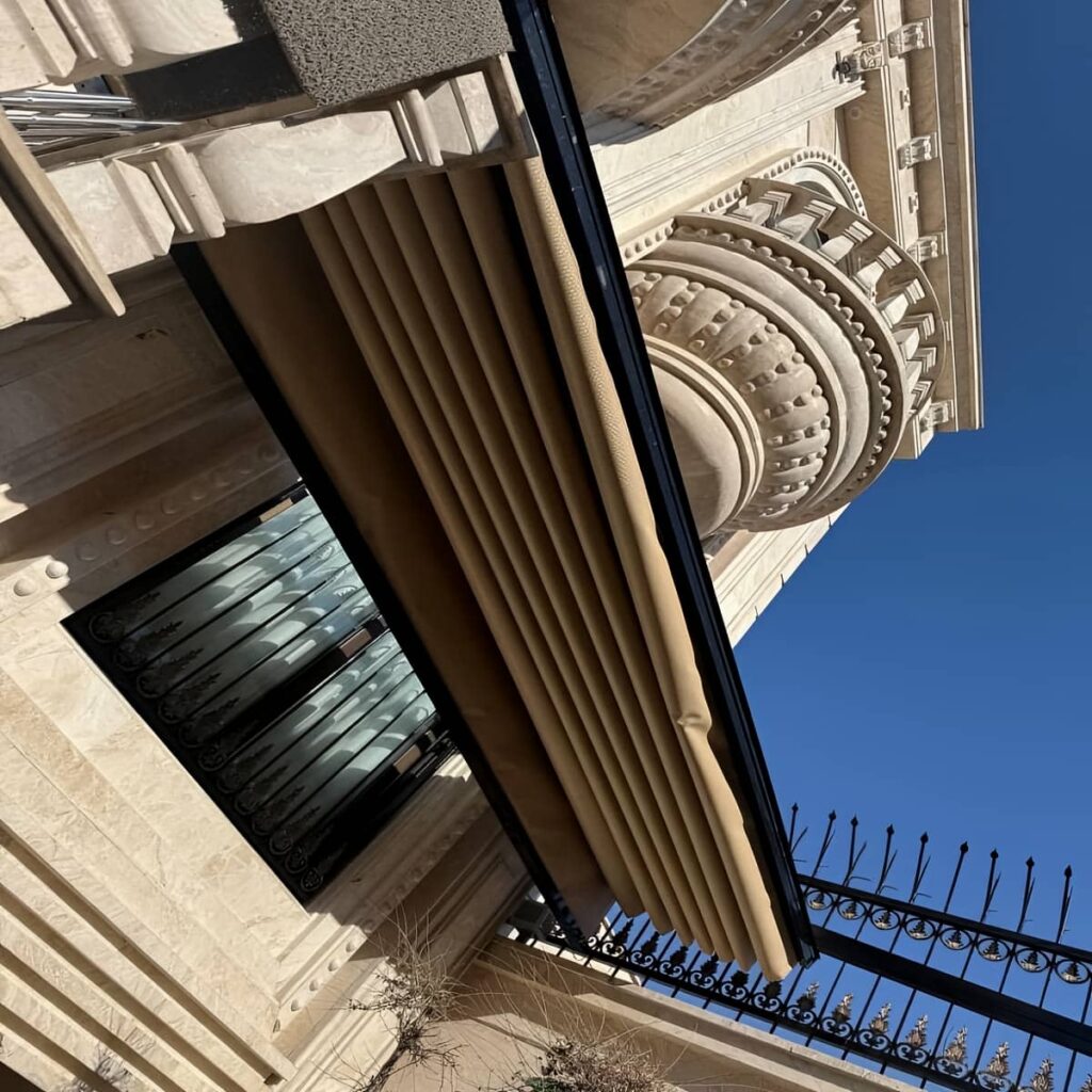 سایبان دوطرفه پوشش مقاوم