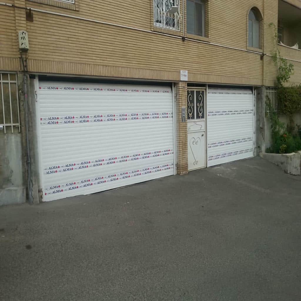 کرکره پارکینگ نمای مدرن ساختمان