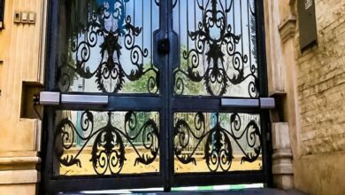 جک درب ویلایی بازویی با طراحی سفارشی