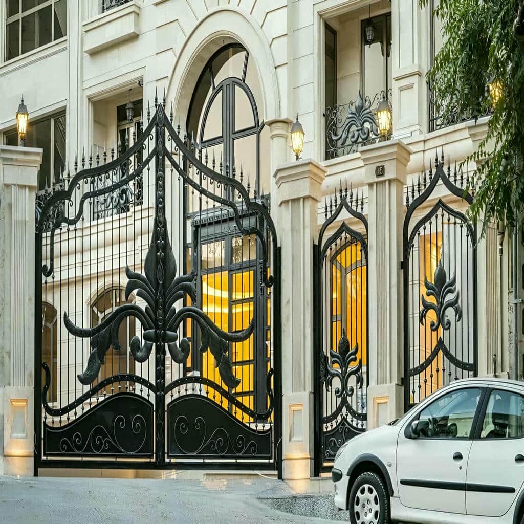 درب پارکینگ سفارشی با طرح مدرن