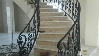 نرده بالکن آپارتمان فرفورژه کلاسیک