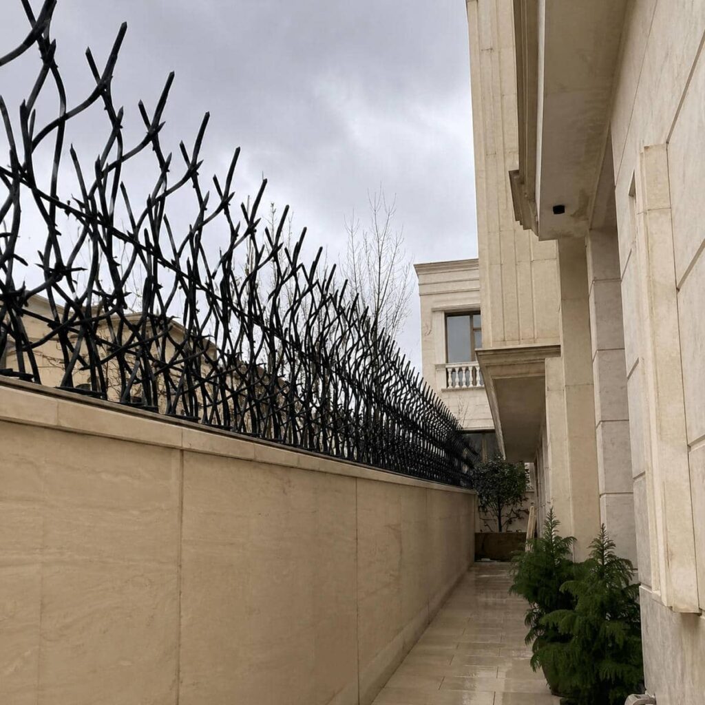 حفاظ ضد سرقت دیوار با اتصالات مستحکم